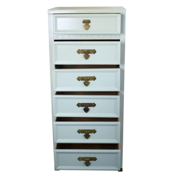 Chinoiserie Shangri La Tall Boy For Sale - Image 3 of 5