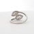 18k White Gold Diamond Ring With Marquise & Pavé Halo Design For Sale - Image 4 of 9