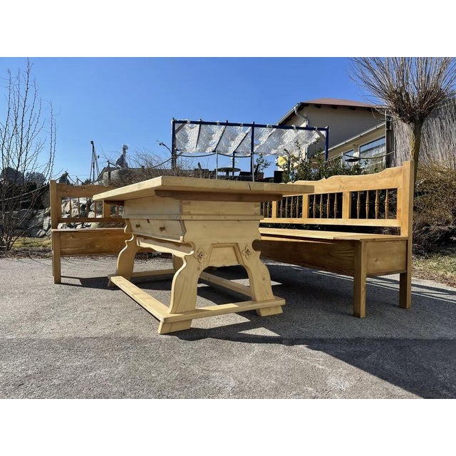 Farmhouse Corner Benches, Set of 2 For Sale - Image 16 of 16