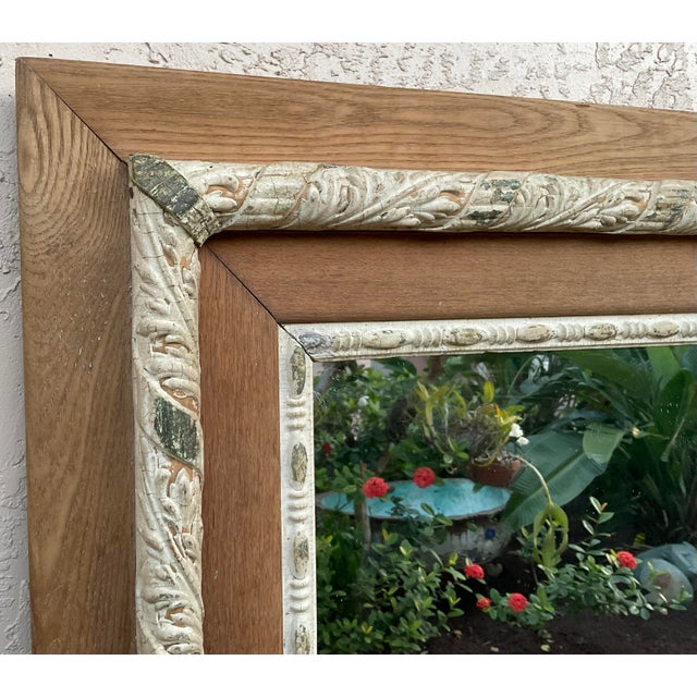 Hand Carved Wood Italian Mirror For Sale - Image 11 of 12