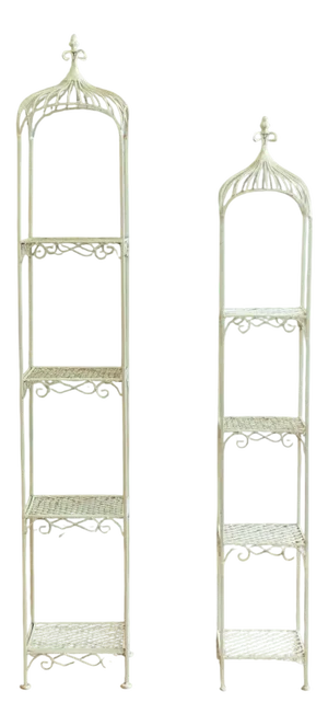 Iron Shelves, 1980s, Set of 2