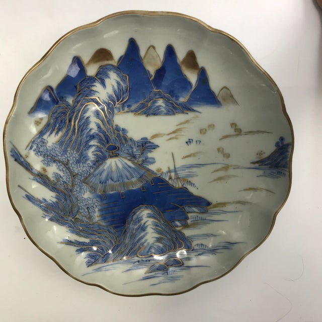 Japanese 19th Century Japanese Arita Ko-Imari Bowl with Qianlong Ken Mark For Sale - Image 3 of 12