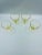 Mid 20th Century Fostoria "Fairfax" Pattern in June Topaz Footed Glasses- Set of 4 For Sale In Los Angeles - Image 6 of 12