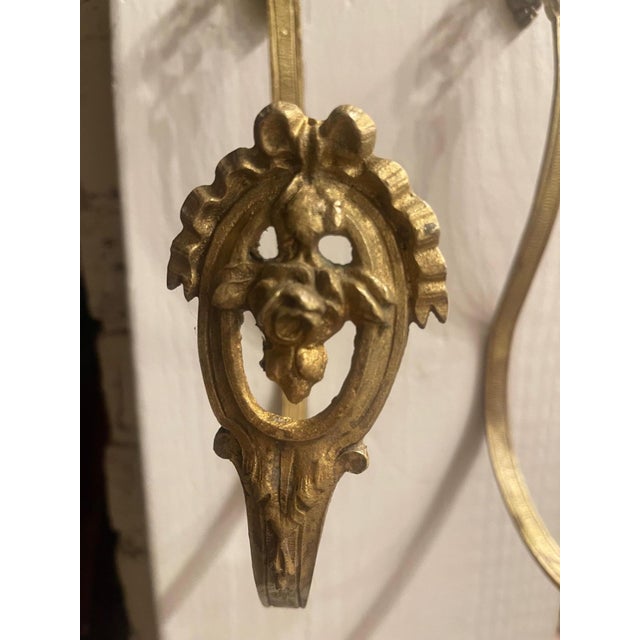 Late 19th Century French Bronze and Brass Curtain Tiebacks or Curtain Holder, 19th Century - A Pair For Sale - Image 5 of 9
