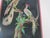 1970s Vintage Feather Art Bird Painting in Gold Frame For Sale - Image 5 of 7
