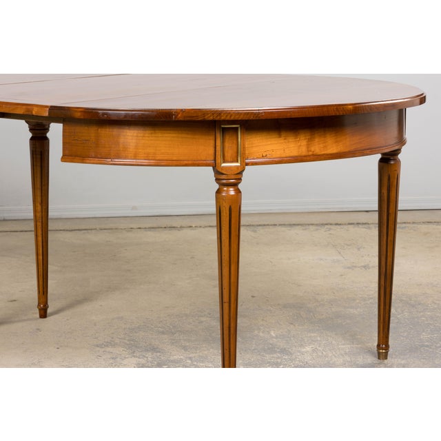 Antique French Louis XVI Style Extendable Dining Table For Sale - Image 16 of 18