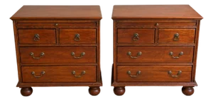 1990s Pair of Bob Timberlake for Lexington Cherry Nightstands