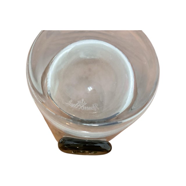 Glass 1960s Discontinued Vintage Set of 11 Rosenthal Studio Line Crystal “Pirate” 8 Highball 3 Beer Glasses For Sale - Image 7 of 8