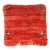 Pasargad DC Red Color Fine Hand Knotted Persian Gabbeh Pillow For Sale
