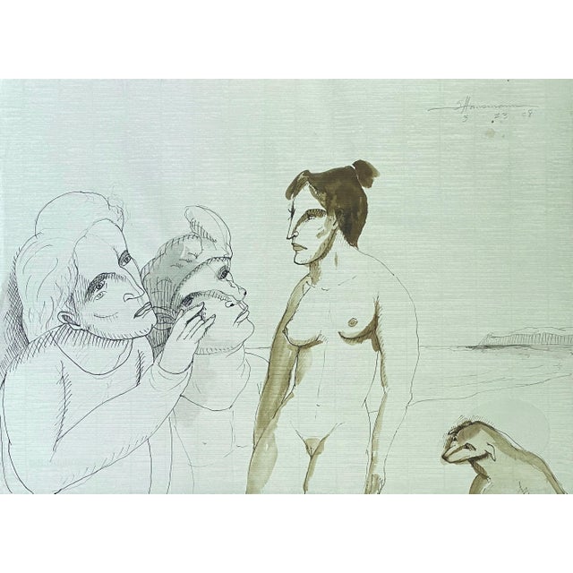 Gary Hansmann (1947-2008) was active/lived in California. He is known for abstract, Surrealism figure painting. Gary...