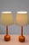 Vintage Scandinavian Oak Table Lamps from Elpe, Set of 2 For Sale - Image 5 of 13