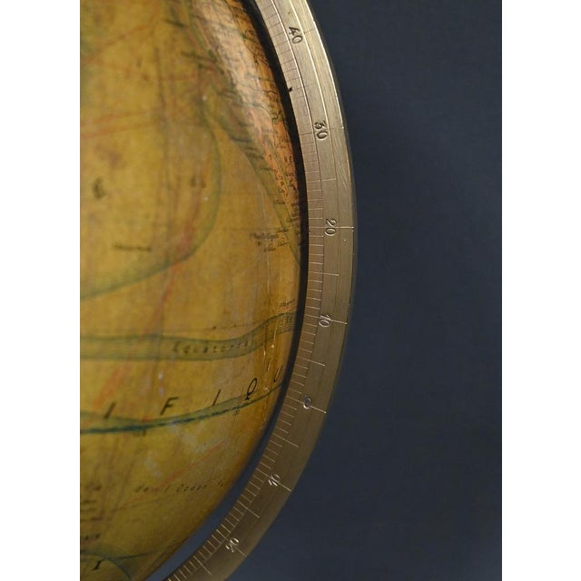 Wood Late 19th Century Globe from J. Forest, 1890s For Sale - Image 7 of 18