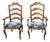 Vintage Ladder Back Arm Chairs, Ethan Allen Furniture, the Pair For Sale