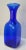 Glass Contemporary Toscany Italian Empoli Large Cobalt Vase For Sale - Image 7 of 12
