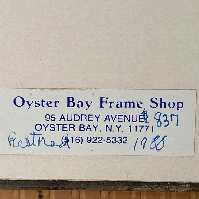 Blue William W. Warren Oil Painting on Canvas, Terrier Dogs on a Sandy Dune For Sale - Image 8 of 13