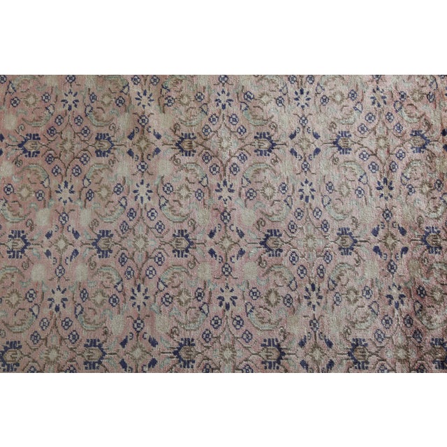 1940s Turkish Kayseri Floral Design Area Rug For Sale - Image 9 of 12