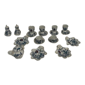 1950s 62 Pieces of Vintage, Blue Danube, Mascot China, Mid Century Modern