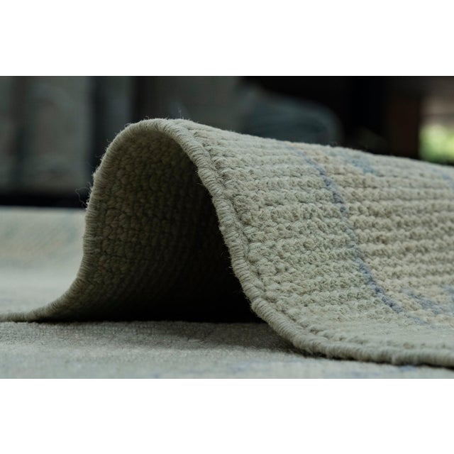 Gray Turkish Oushak Runner Rug 2'11" x 16'1" #17847 For Sale - Image 8 of 8