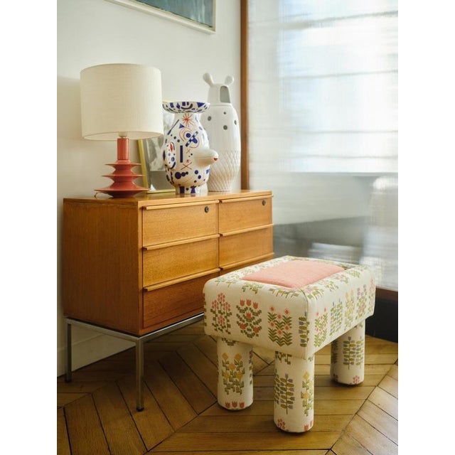 Contemporary Omera Pouf in Beech by Popus Editions For Sale - Image 3 of 4