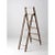 Early 20th century wooden folding ladder with a richly layered, timeworn surface and sculptural presence. Traces of worn...