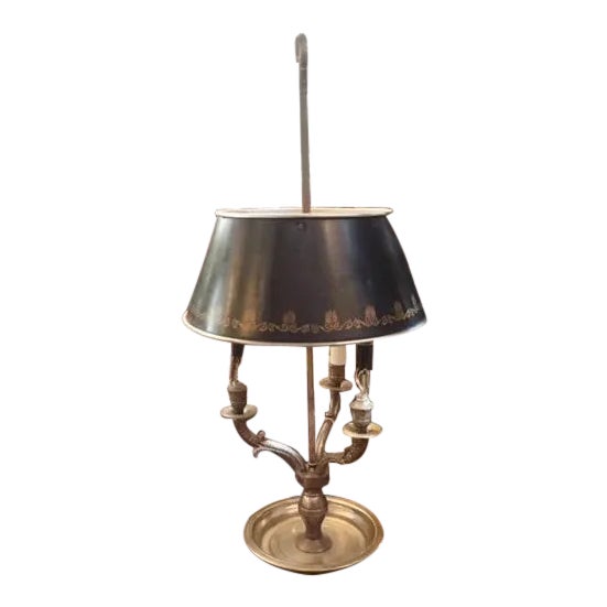 1960s Vintage French Bouillotte Lamp For Sale