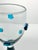 Mexican Aqua Blue Confetti Raised Pebble Mexican Blown Wine or Water Glasses - 6 pcs For Sale In Dallas - Image 6 of 8