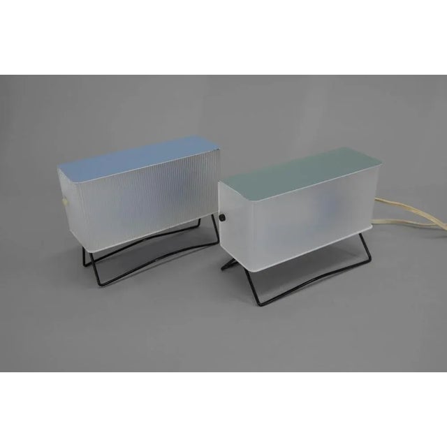 2-Table Lamps attributed to Pokrok Zilina, 1960s, Set of 2 For Sale - Image 10 of 12