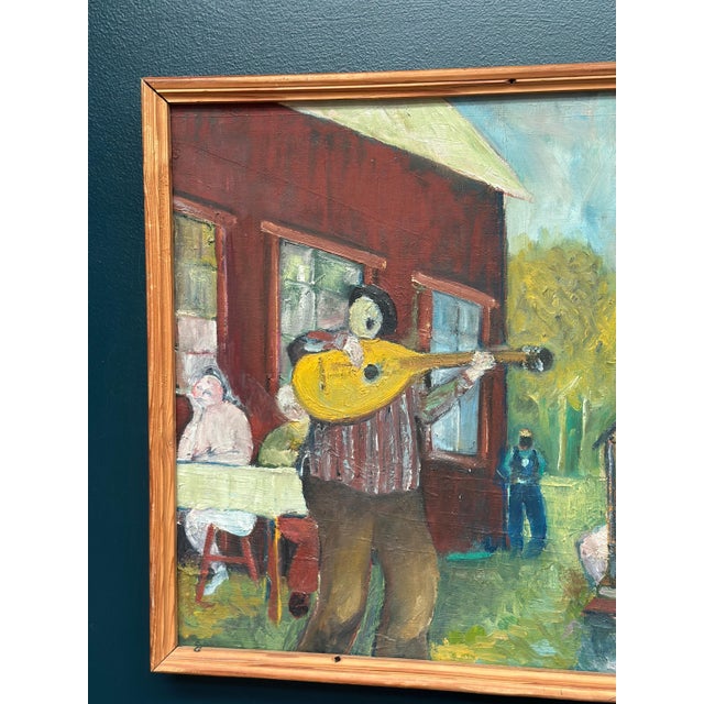 Hendrik De Jong, Familjen (The Family), 1980, Oil on Canvas, Framed For Sale - Image 14 of 18