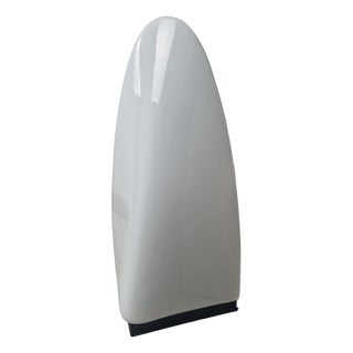 Table Lamp in Iron and Milk Glass from Mazzega Murano, 1960s For Sale
