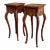 French Classic Louis XV Style Marquetry Nightstands With Drawer, 1910 For Sale