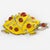 Lanvin Lanvin Paris Silvered Metal and Enamel Jeweled Turtle Brooch For Sale - Image 4 of 8