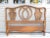 Vintage French Provincial French Country Style Cane Walnut Full Double Bed Frame For Sale - Image 10 of 12