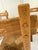 Rustic Blonde Oak Dining Chairs, 1960s, Set of 6 For Sale - Image 15 of 18