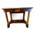 19th Century French Empire Mahogany Console Table With Marble Top and Mirror For Sale