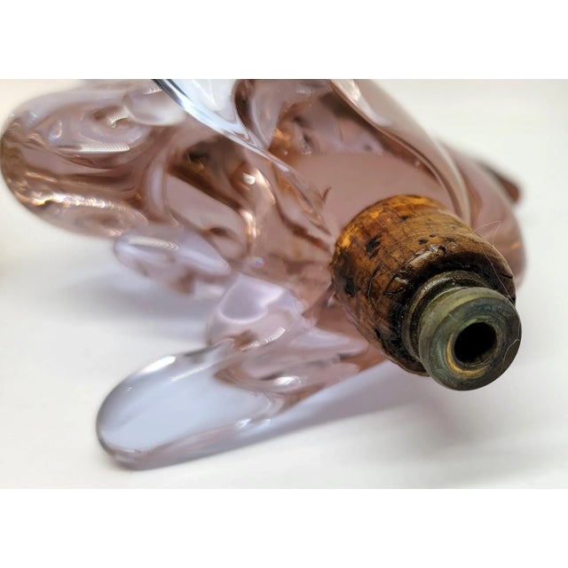 Archimede Seguso for Girolamo Luxardo Alabastro Murano Squirrel 1960's Decanter Glass Sculpture Signed For Sale - Image 11 of 12