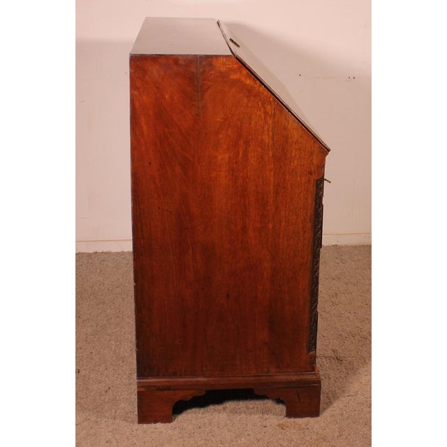 Antique Mahogany Secretaire, 1700s For Sale - Image 3 of 15