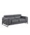 Casa Milano Giorgio Dark Grey Italian Leather 3-Piece Sofa Set For Sale - Image 4 of 5