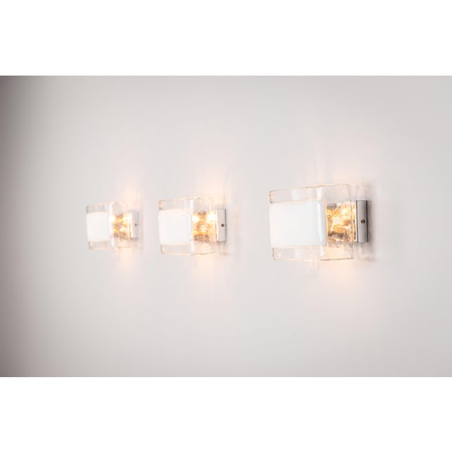 Wall Lamps in Murano Glass from La Murrina, 1980s, Set of 3 For Sale - Image 9 of 17