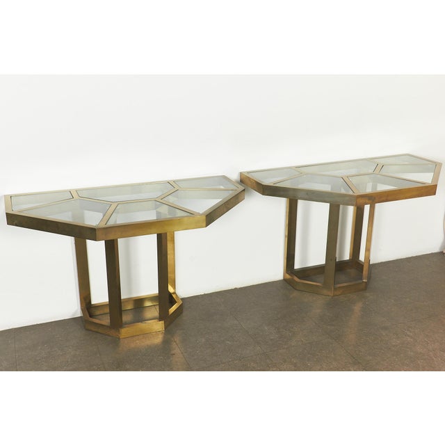 Metal Modular Table, 1970s, Set of 3 For Sale - Image 7 of 18