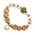 Contemporary Spiritual Star Tibetan Agate & Jade Bracelet For Sale - Image 3 of 7