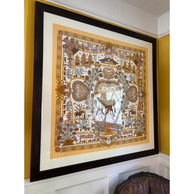 Hermès Hermes Carre 90 Decoupages Silk Scarf For Sale - Image 4 of 7