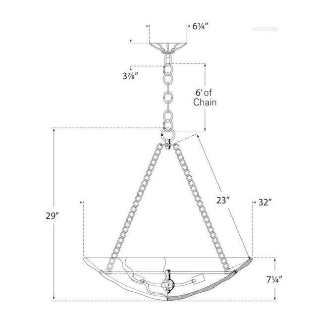 Modern AERIN for Visual Comfort Signature Benit Medium Sculpted Chandelier in Gild & Gilded Plaster For Sale - Image 3 of 3