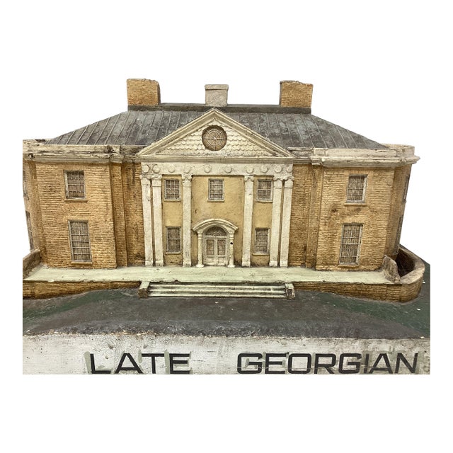 Wpa Painted Plaster Model of the Historic House, "Woodland House", Built by William Hamilton(1745-1913) For Sale