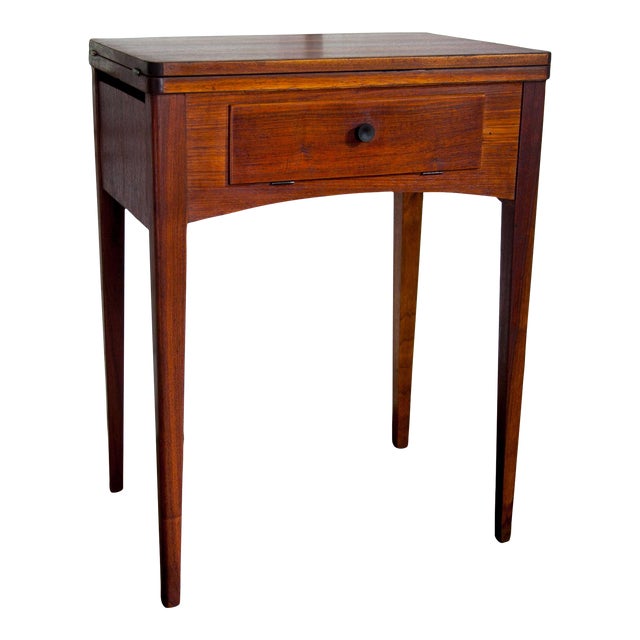 1940s Antique Texana Sewing Side Table For Sale