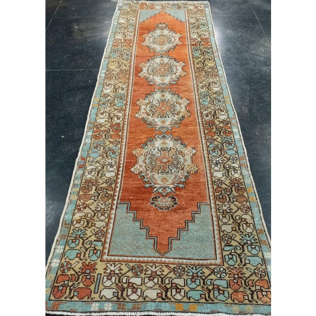 Turkish Vintage Runner Rug 2'11" x 9'9" #17980 Explore a curated collection of hallway runners, wool rugs, and handmade...