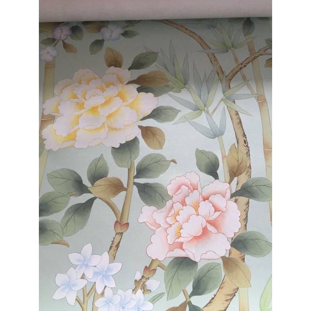 36“*96”， a Set of 18th-Century Style Chinoiserie Chinoiserie Wallpaper, Wall Art Work, No Frame For Sale - Image 6 of 12