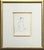 Leslie Poteet Busker Original Fine Art “Figure No. 240” Contemporary Figurative Pen and Ink Drawing, Framed For Sale
