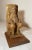 Wood Antique Hand Carved Seated Figural Seated Man Wood Sculpture Statue Folk Art For Sale - Image 7 of 10