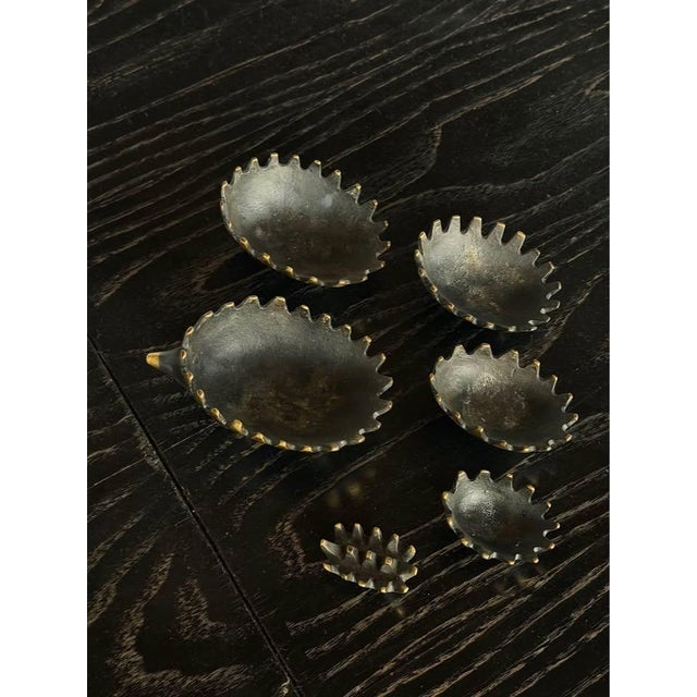 Walter Bosse SDL Stacking Hedgehog Ashtray Set 1950’s Germany