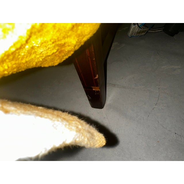 Wood Vintage Camelback Sofa For Sale - Image 7 of 8